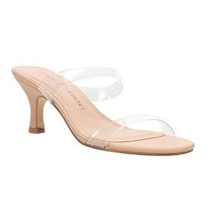 CHINESE LAUNDRY Kitten Heel Open Toe nude Pumps size 8.5